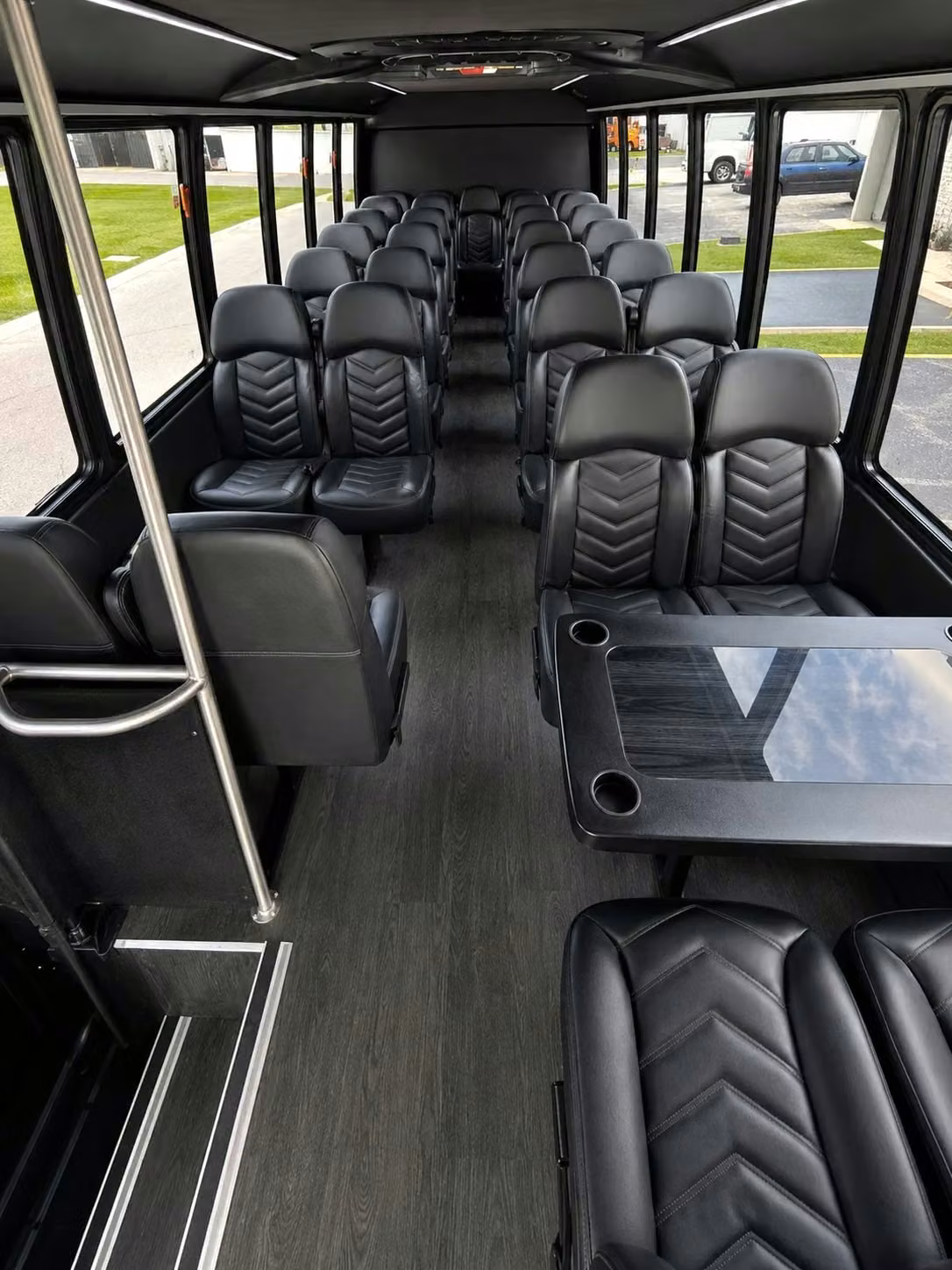 peachtree city minibus interior 2
