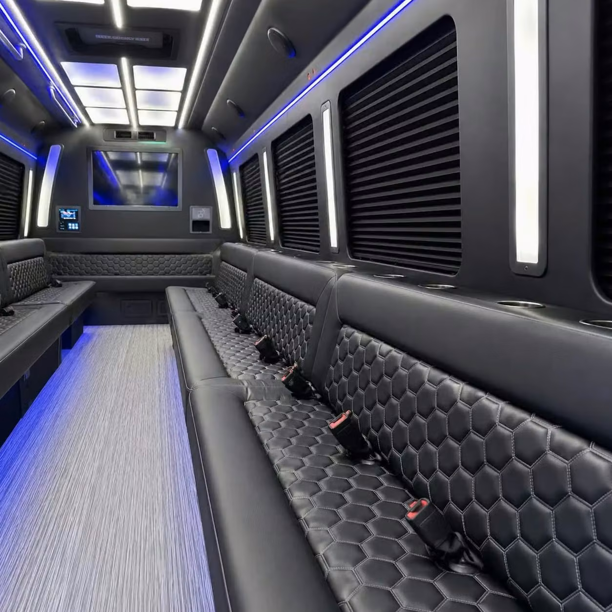 peachtree city party bus party lighting