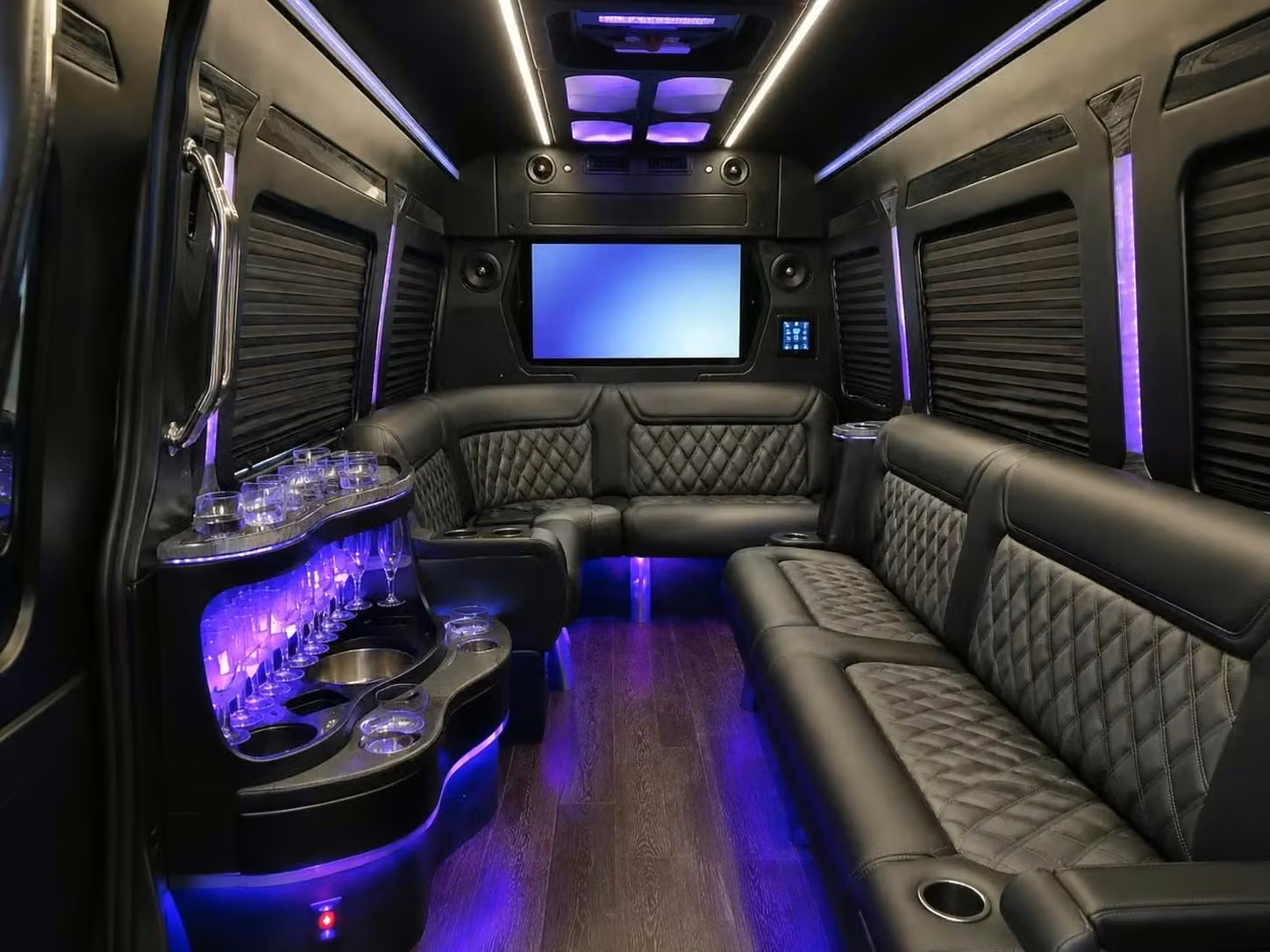 peachtree city party bus smart tvs