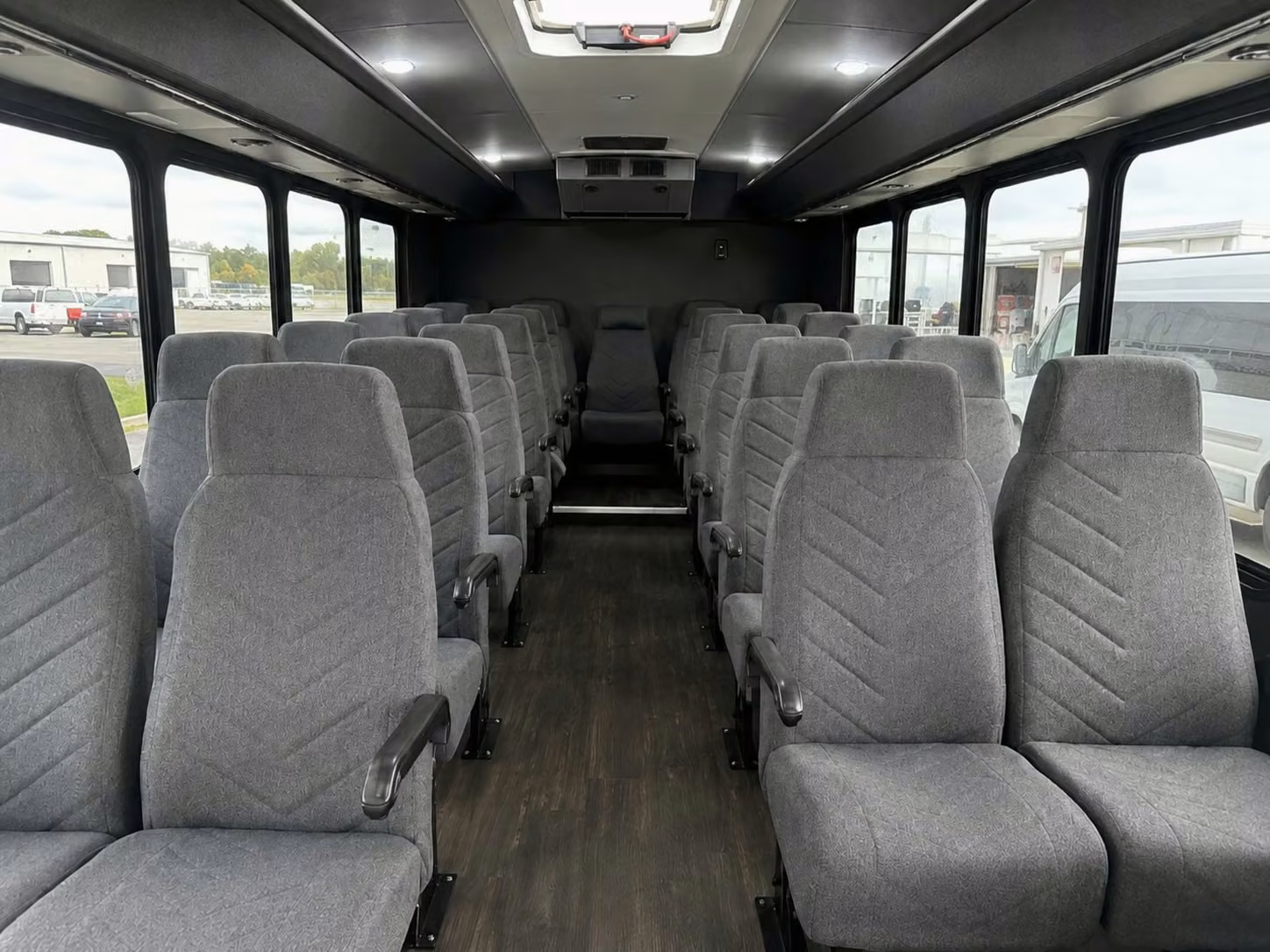 15 passenger minibus interior