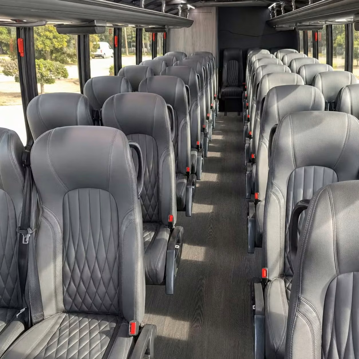 28 passenger minibus interior