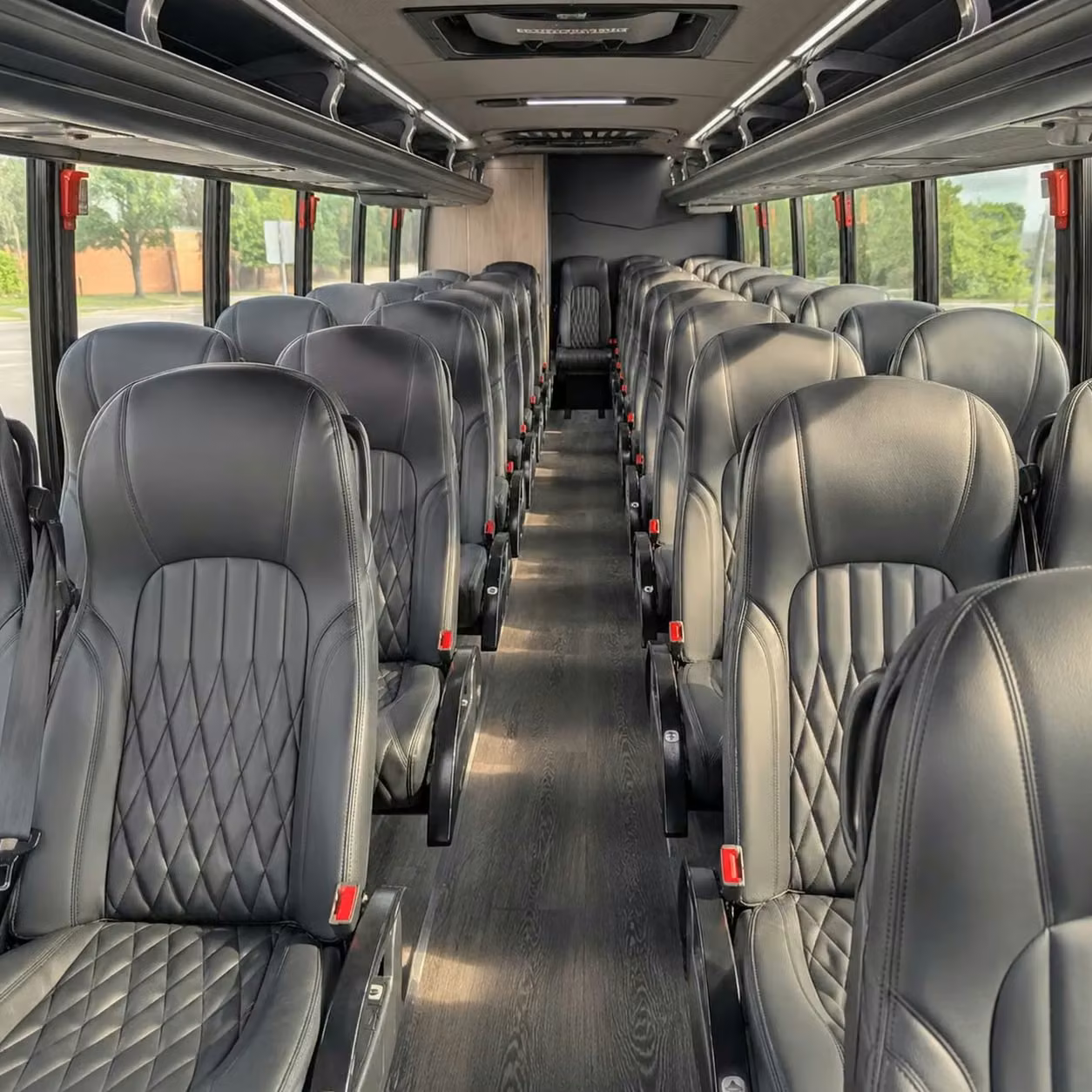 30 passenger minibus interior